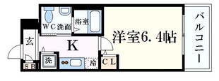 江坂駅 徒歩4分 5階の物件間取画像